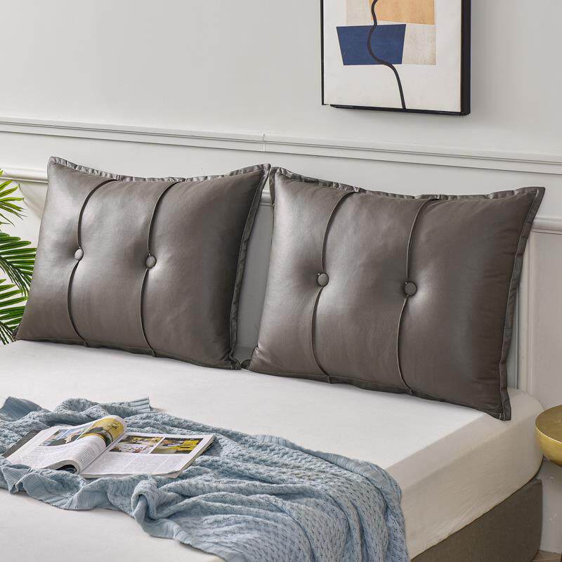 Z6M简约科技床头靠垫沙发靠G飘枕布床上靠枕大靠背腰靠垫窗榻NRX