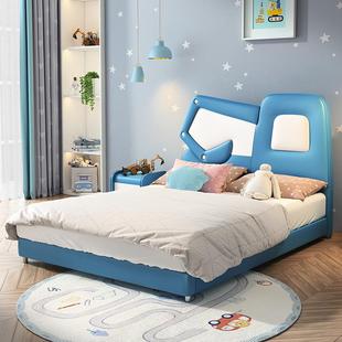 NRFK70 青少年挖床挖梯土机 掘机儿童床带护栏滑0工程车527床新款