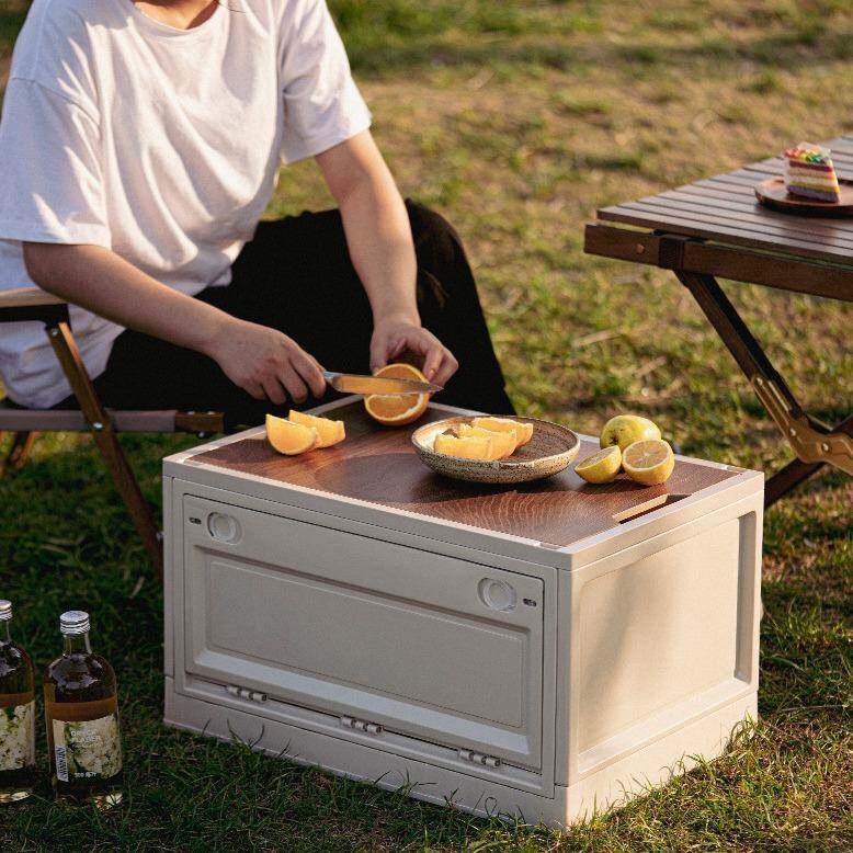 户外后备箱露营用箱杂物折叠收纳箱DAF车汽车后备箱家野营理载整