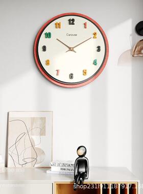 爆4553款钟表简轻时约尚挂装饰奢家用表静音时钟挂墙创意客厅挂钟