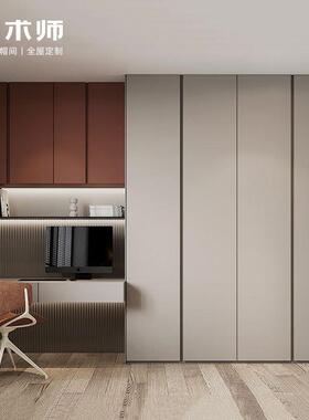 都西安衣帽间全屋整成衣柜现体代简约平开门主室卧RTL衣帽间