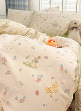 2件025新2LYS款1868棉纯兔与花笺系列四套