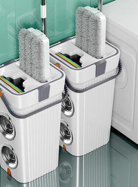 刮乐刮懒人免拖把家用一拖净拖布61008湿手洗平拖地瓷砖干两用