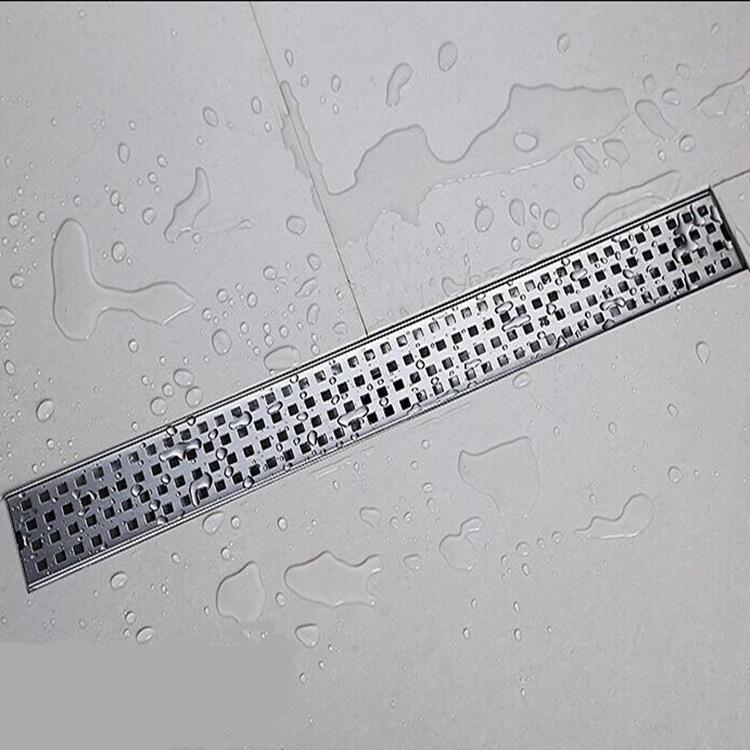 长方形加线性条地漏304钢防锈臭淋ULZ浴房卫生间厚不地漏