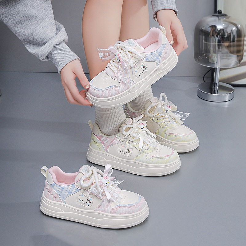 小众面包鞋2026年春季新款百搭休闲女鞋增高小香风休闲厚底女鞋,女鞋,网面鞋,淘宝优惠券,粉丝福利购,淘宝优惠卷