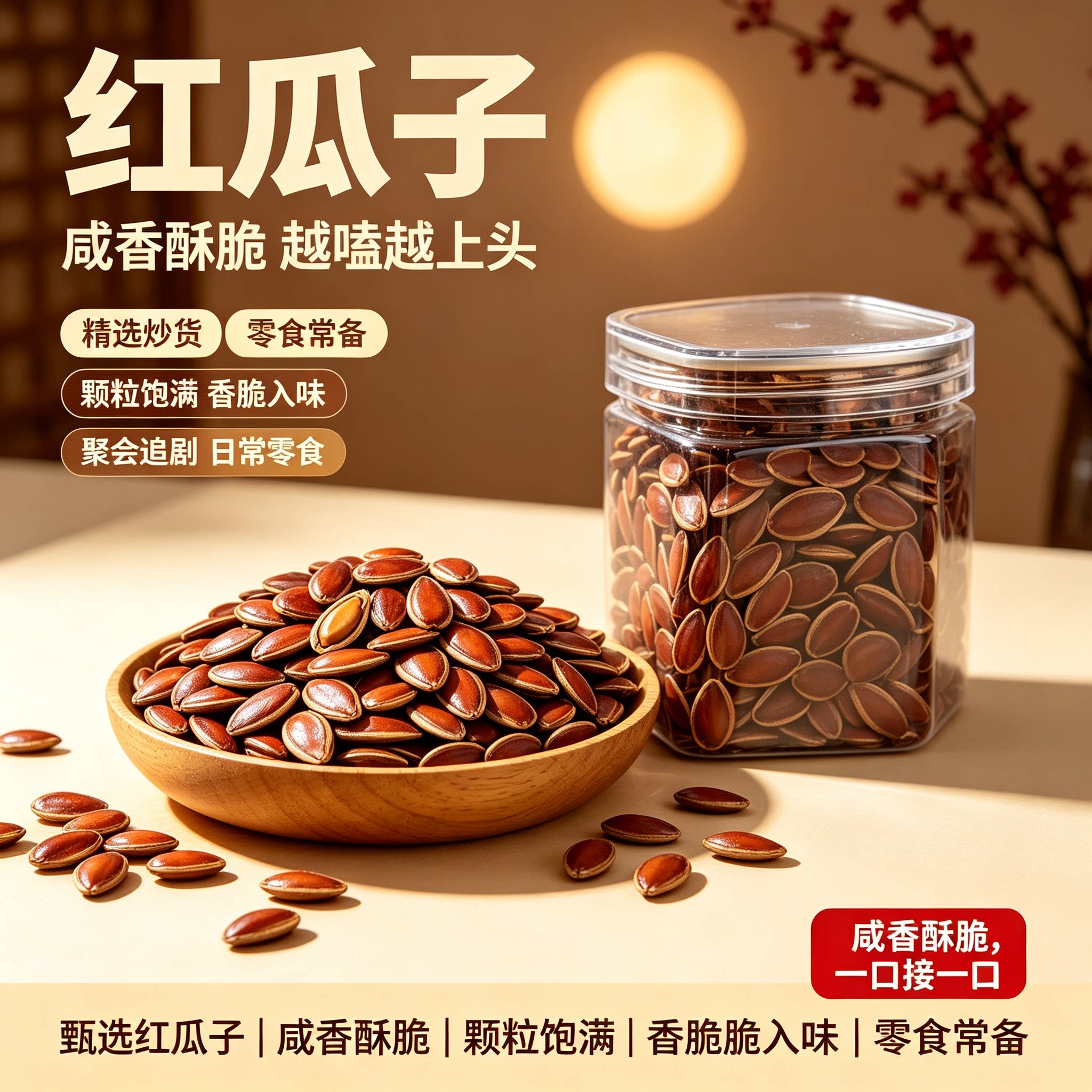 正宗农家五香大颗粒红西瓜子