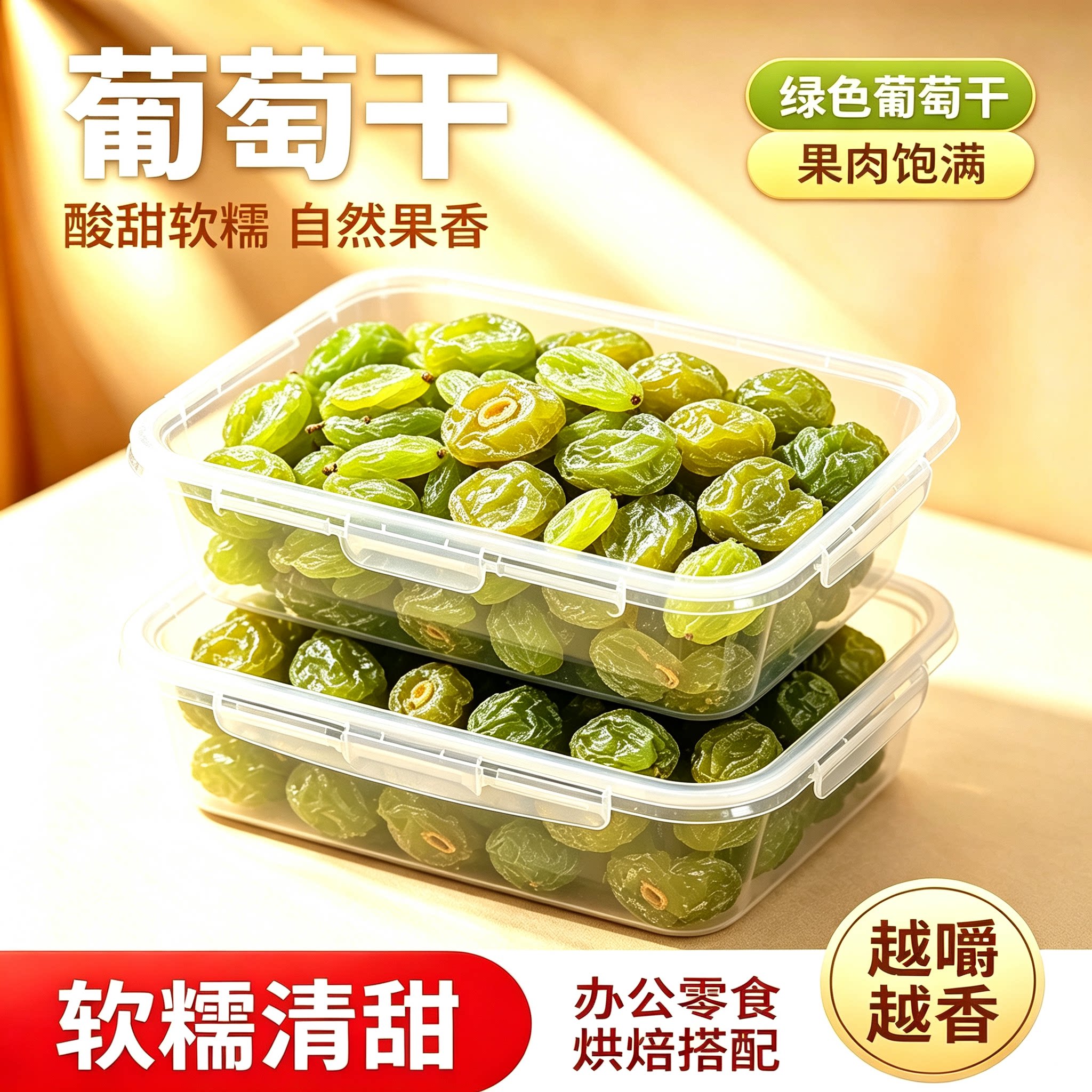 新疆特级超大免洗提子干