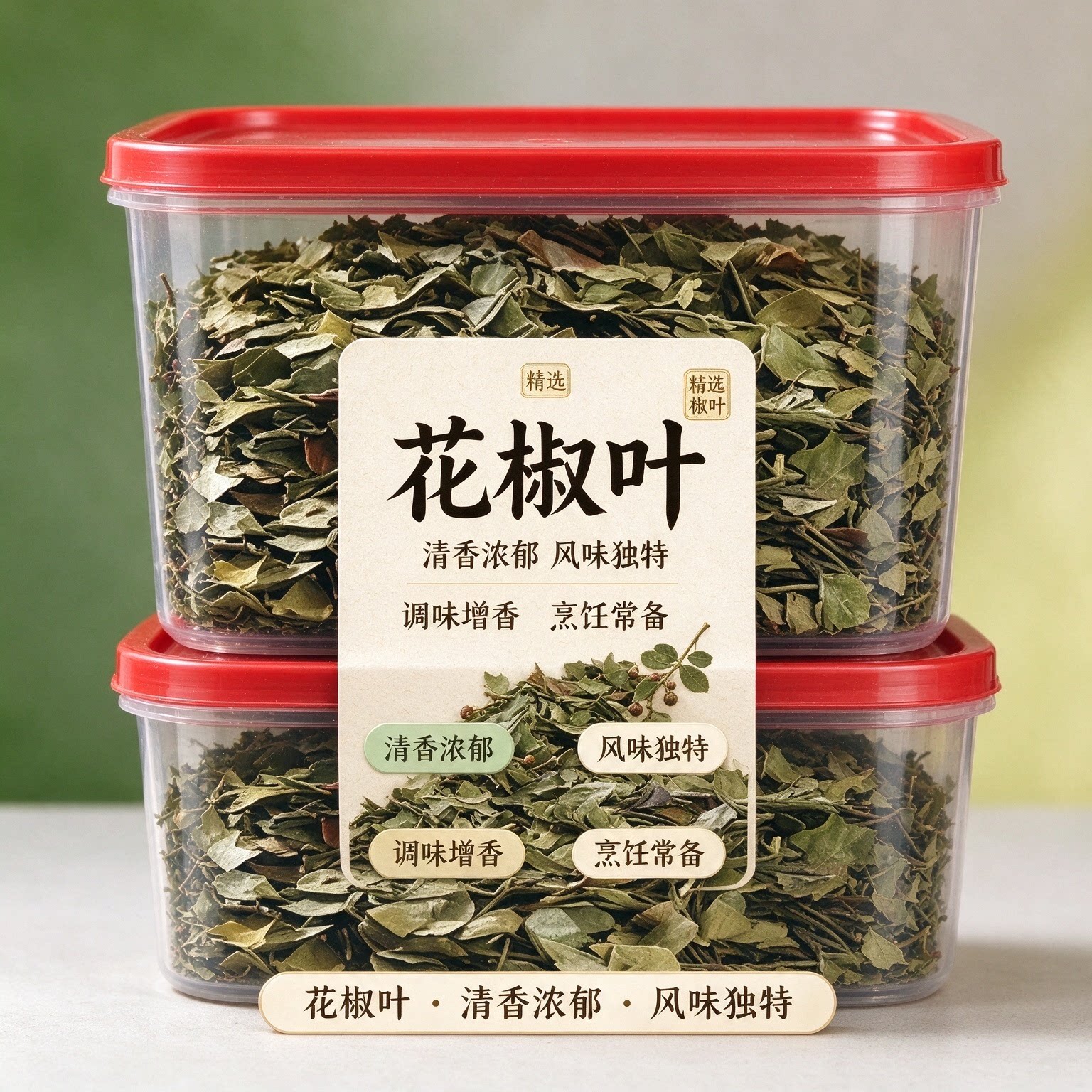 新货大红袍青麻椒叶干货