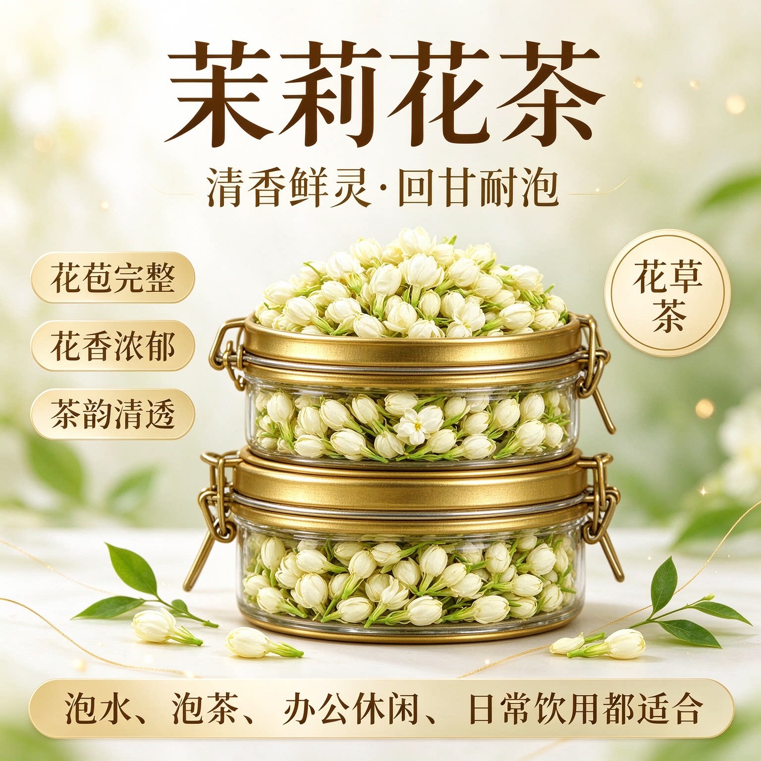 横县无硫浓香茉莉花茶2026新货