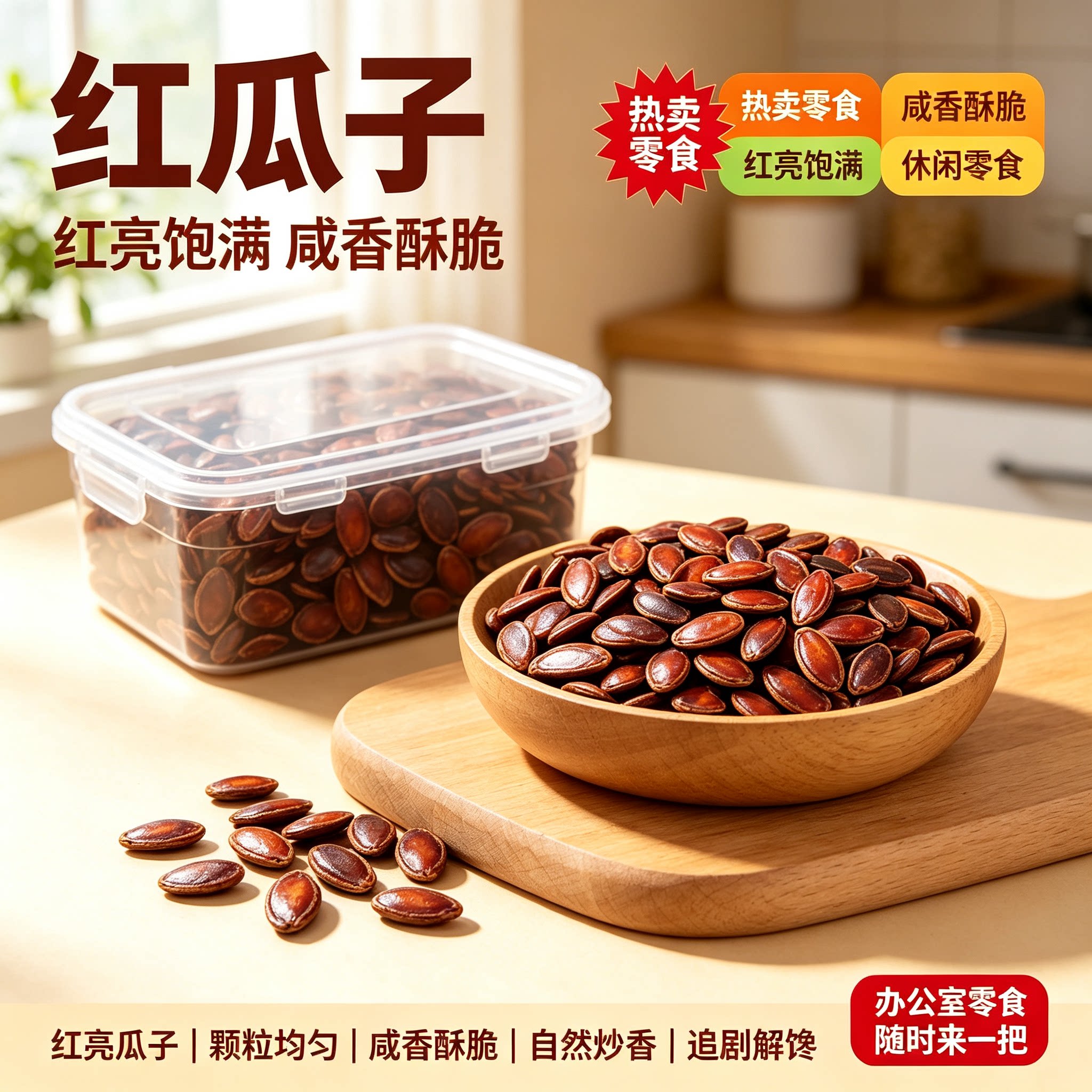 正宗农家五香大颗粒红西瓜子