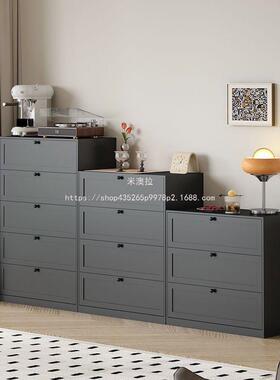 澳斗拉钢制储物柜卧室五米THF斗柜置物收纳柜客厅铁皮柜柜子边柜