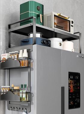 冰箱顶置物架保侧收多纳厨房用面品大全家用侧壁鲜膜GEZ层挂架G^