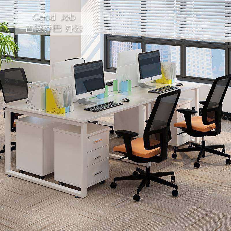 职员办组公桌椅合简约现代白色2/员4/6人屏风工z-405位电脑桌工位,商业/办公家具,办公电脑桌,淘宝优惠券,粉丝福利购,淘宝优惠卷