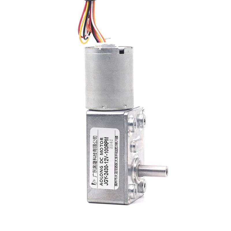 奥隆/JGY-2430无刷直流涡轮涡杆减速马达电机可调正反转 智能家居