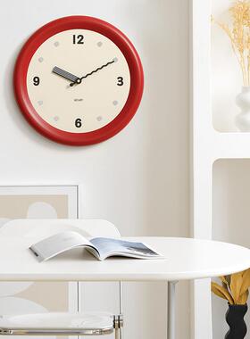 w5ozoom屋准钟表挂钟客厅现20代2TYOS272新款奶油艺术风装饰墙面