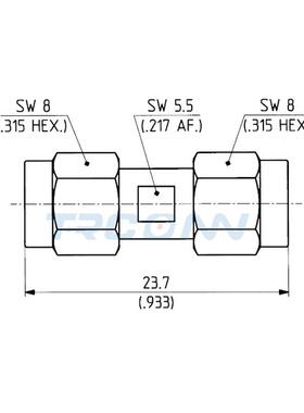 装现货032_SMA-50--原1/111NE射CCM频转接器26401512灏讯suhner