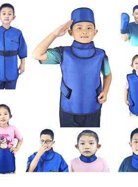 儿童防护服射铅衣手防护FWL裙铅方巾放铅护射科X线防护0.5mmpb