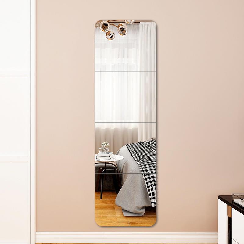 牌：qita身穿镜子衣贴墙自学生宿舍家用墙全面贴片粘粘墙贴柜门小