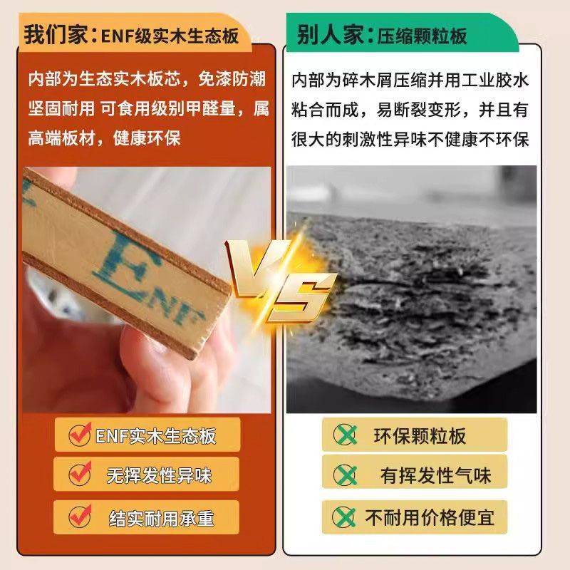 fLE实木衣柜家用卧室免拉手小户型柜子一门到顶儿童简易收纳储物