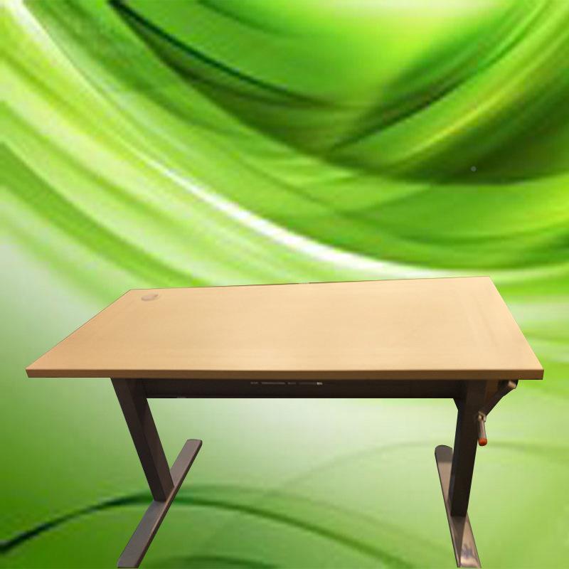 广奥锶手动升降电桌深圳站立州式调节高度电脑电动升降桌双机升可