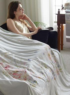 IIELSEN丽笙5新款1020S天丝数码印花0桑蚕丝夏被RKC20*230cm单夏