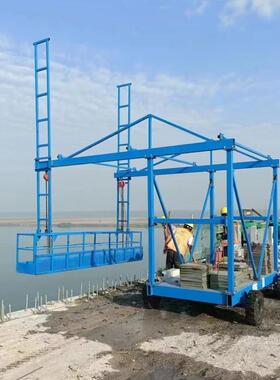 新型移动式检修车高升车桥面维模修移动防式吊篮撞OLZ墙板台车