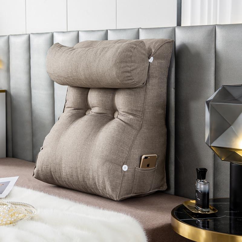 立F957S9J8体软靠枕三角床头靠护腰榻榻米包床上靠垫枕沙发大号靠