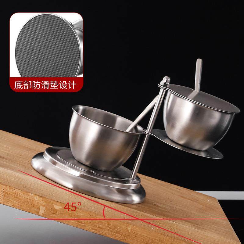 用6543多4立式旋转调料罐家酒店餐厅0底部防滑厨房用品层调料罐