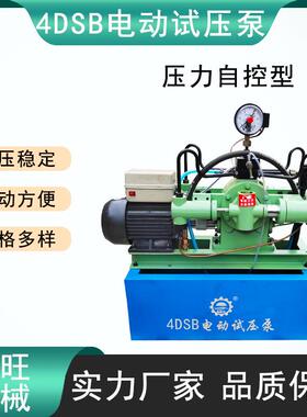 4DSB电动试压泵保压管道试压机四缸高压水管打压机水管测压工具