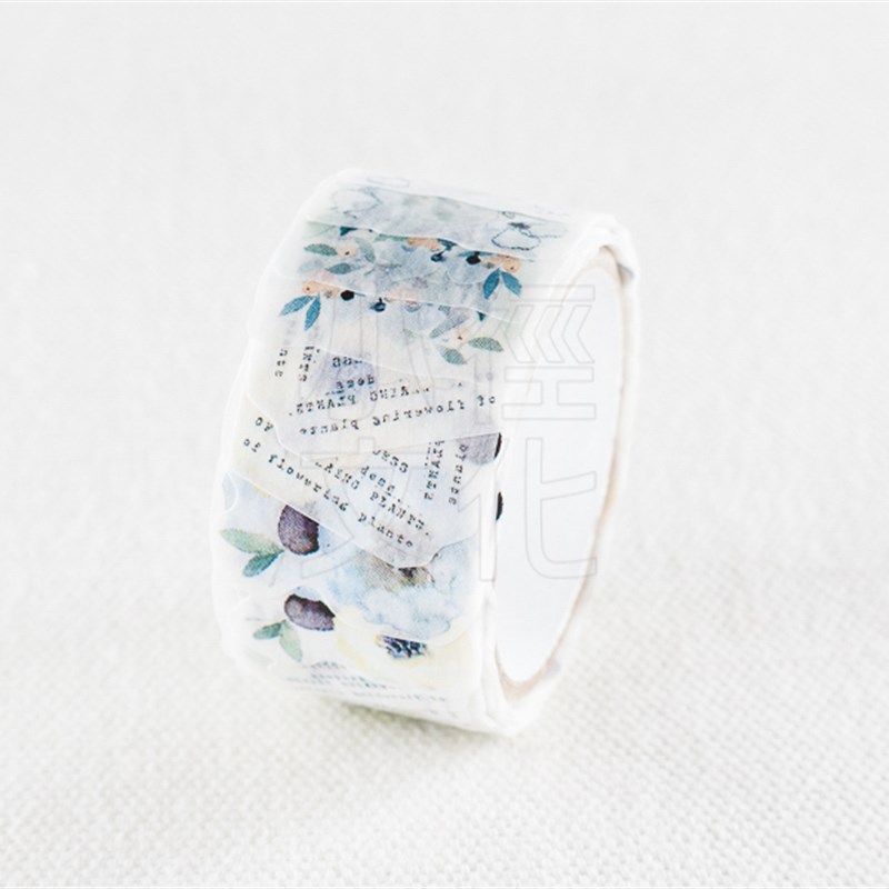 小径 进口 ade 和纸贴纸 x小径凉丰120枚M-LF020 素材柄