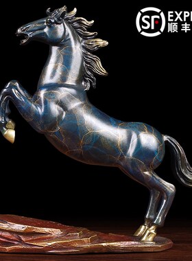 马到成功a摆件铜跃马招财客厅办公室家居装饰品工艺品商务礼品摆