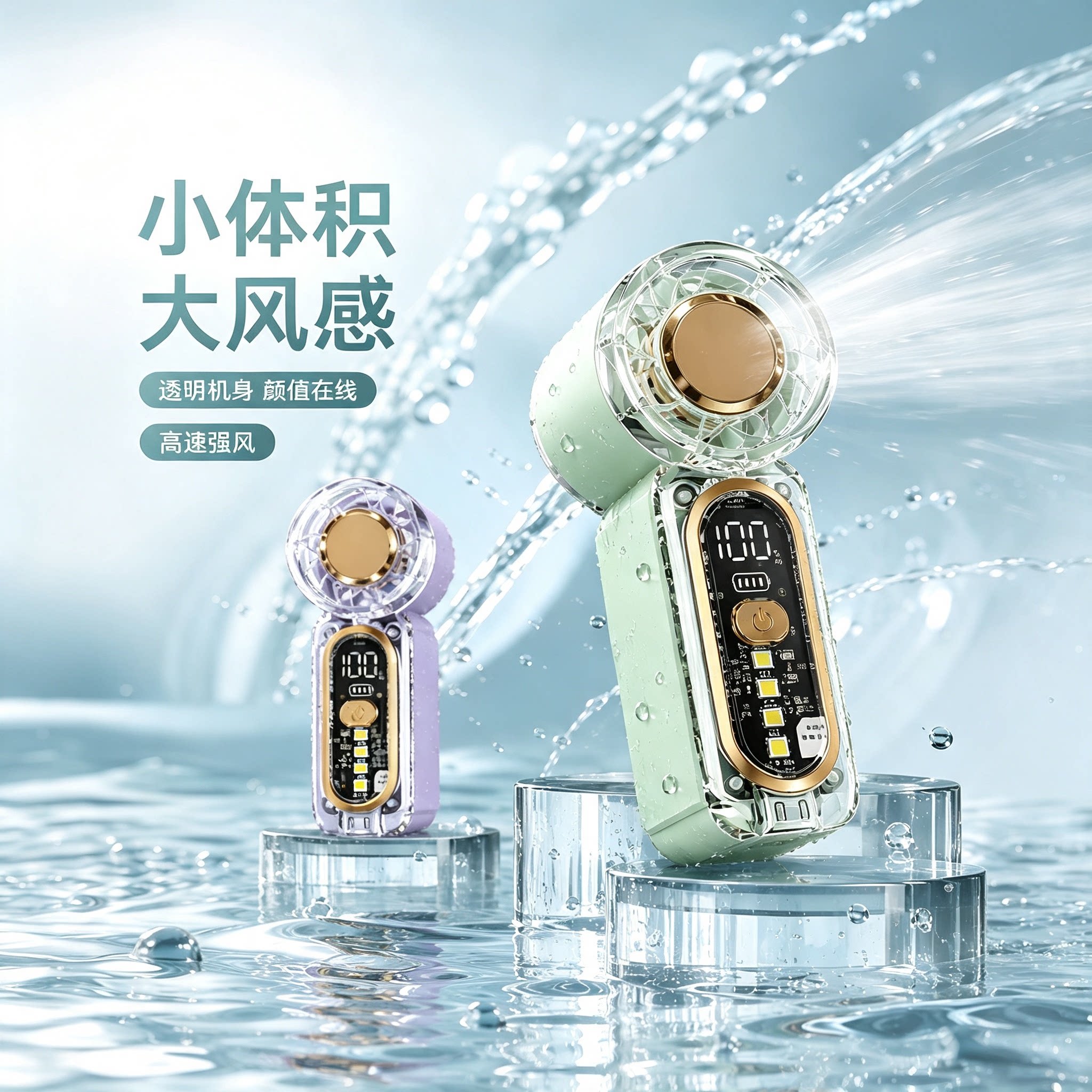 【军训好物】便携式手持小风扇图片