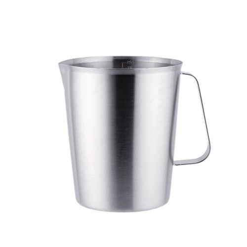 304不锈钢测量杯奶茶咖啡量杯加厚带刻度2000ml实验Measuring cup