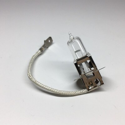 铣床磨床加工中心火花机线切割工作灯珠H3 12V24V带线卤钨灯泡