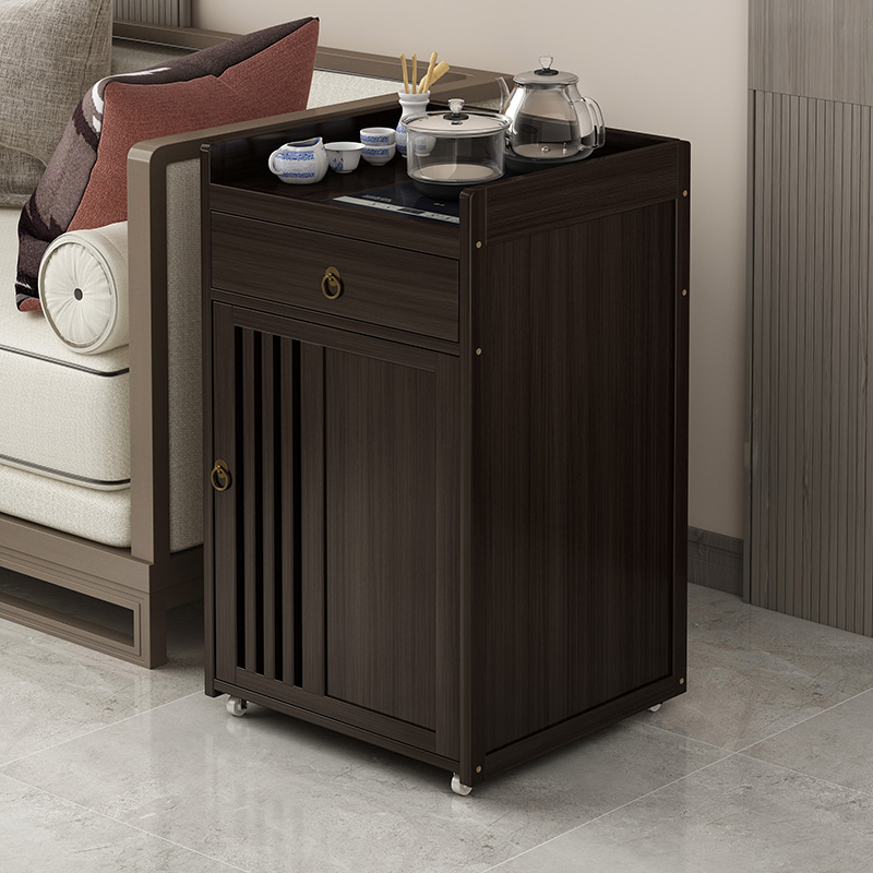 移动边几家用茶水柜客厅沙发茶台非实木茶桌小户型V烧水壶一体边