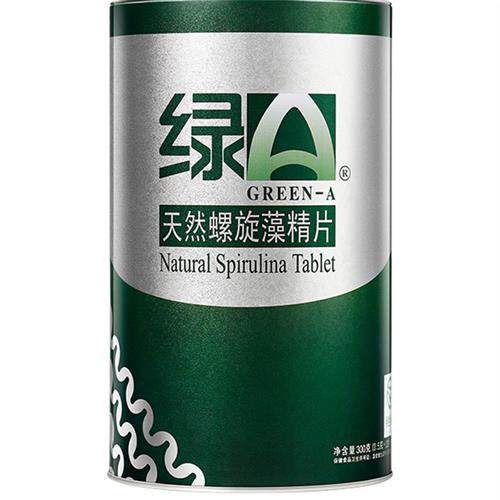 绿A天然螺旋藻精片600粒0.5g100小袋云南昆明丽江特产官方正品
