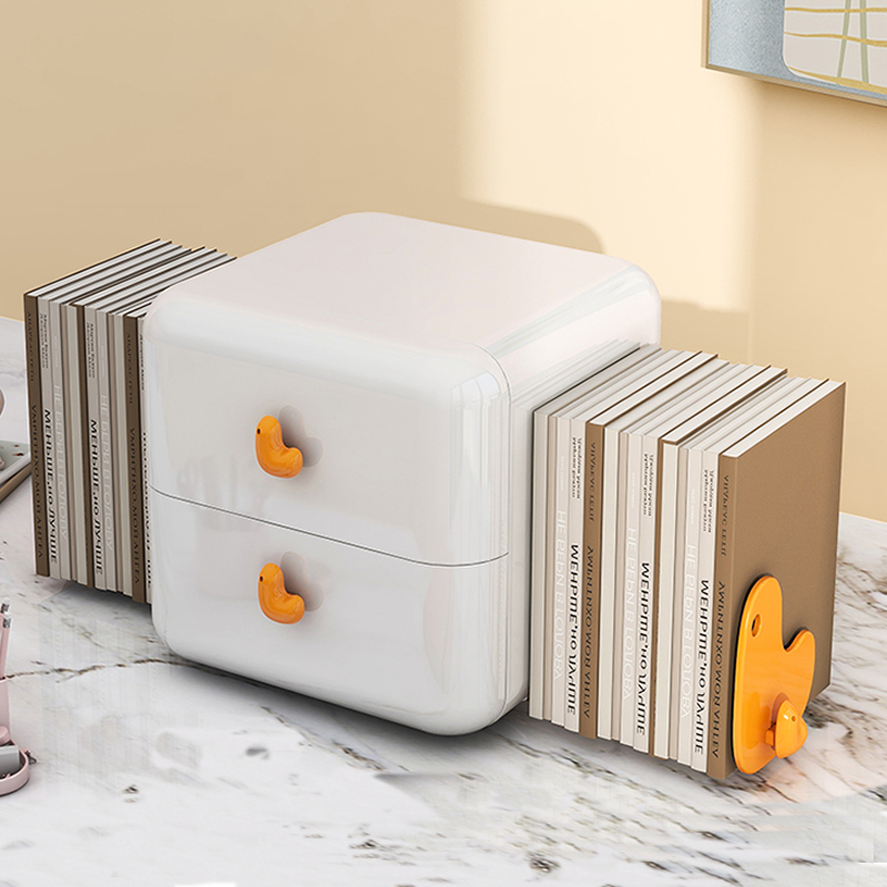 学生收纳书架抽屉式桌面收纳盒A创意文具整理盒办公室文件置物架
