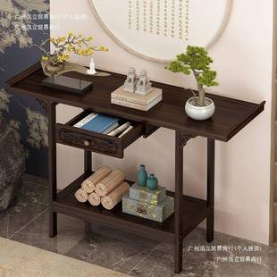 新中桌式 供桌SYR现代简条约用玄关桌条案长香案家中堂台香火桌子