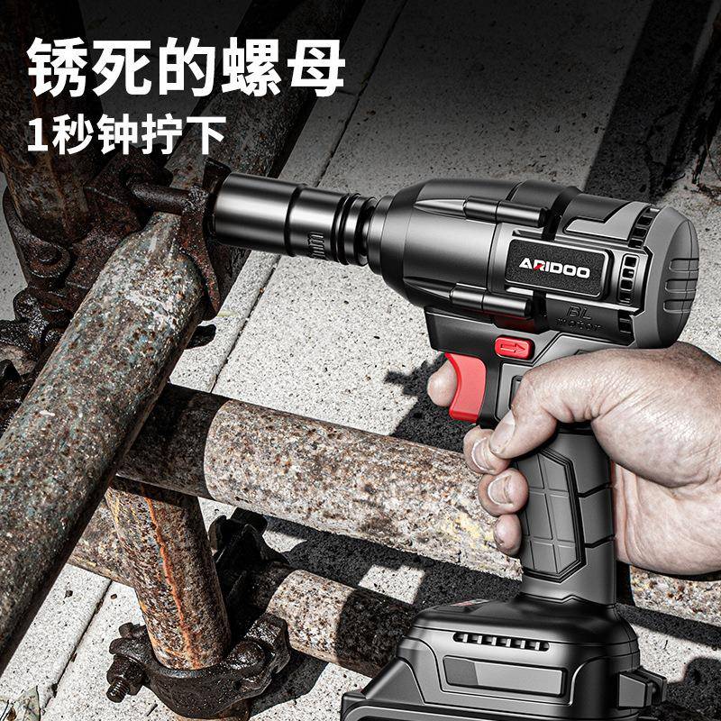 手德国无刷电动扳大力轮胎板汽修架子工锂LWW电风炮小型扭冲击充