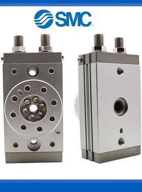 SMC气0A缸MSQB10A/20A/30A5/0A/70A/10A/200UUT/R180度旋转气缸90