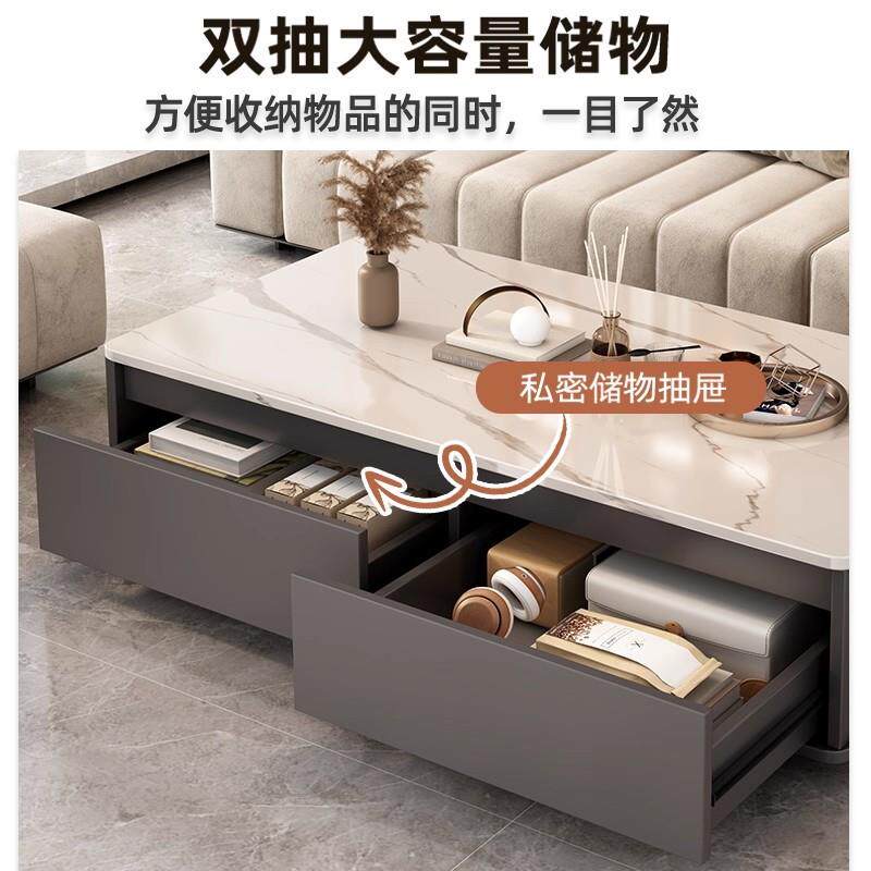 茶几客厅家用小茶户型MIA025新2款原木风桌子简约现代屋出租用沙