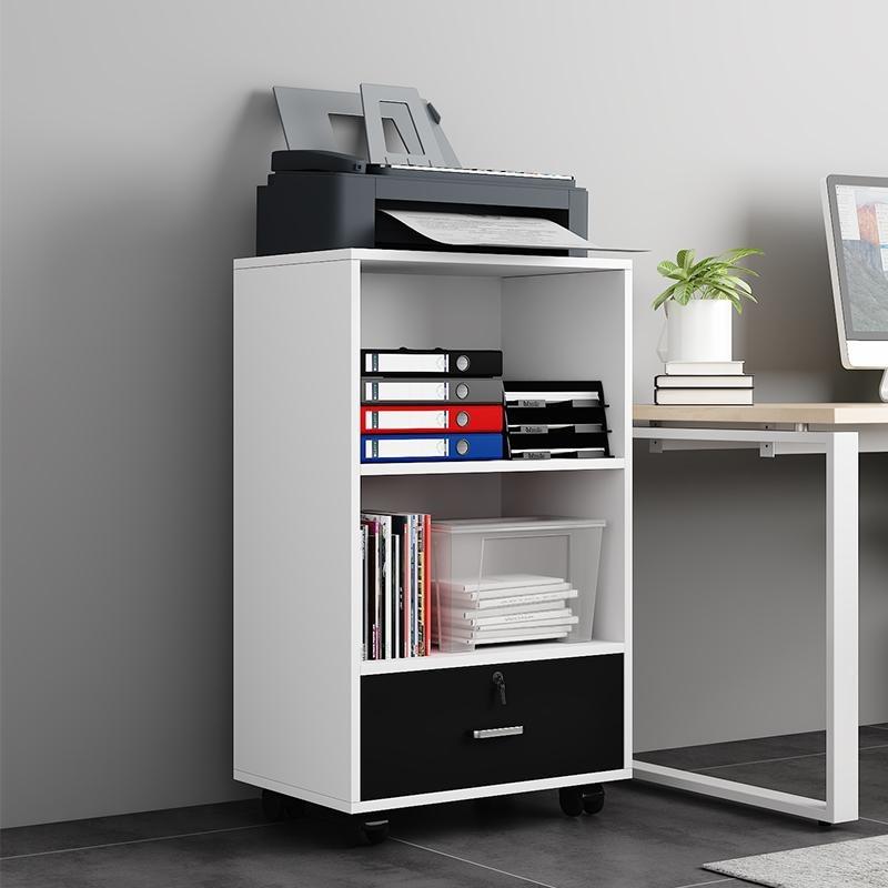 打复印柜类矮机柜大型印机A3底柜文件柜圆角柜玻璃门加文件座存储