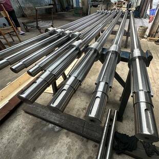 大型花IRR键轴厂键家型机械传动齿轮轴精密不钢齿轮轴矩形大锈花