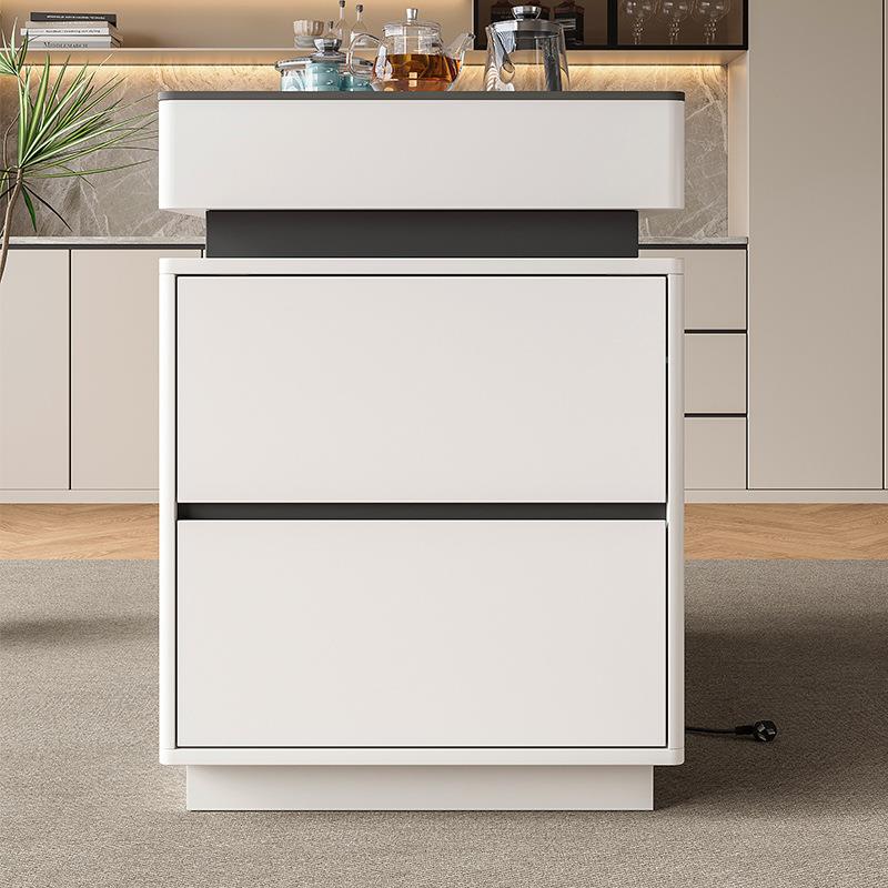 岛台柜型单板独一可移动NTF小户倒台餐桌体厨房导台柜岩中导台餐