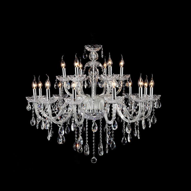 欧客厅灯奢式华吊大IOQ气水晶灯餐厅饭厅灯墅楼梯别灯走廊过道吊