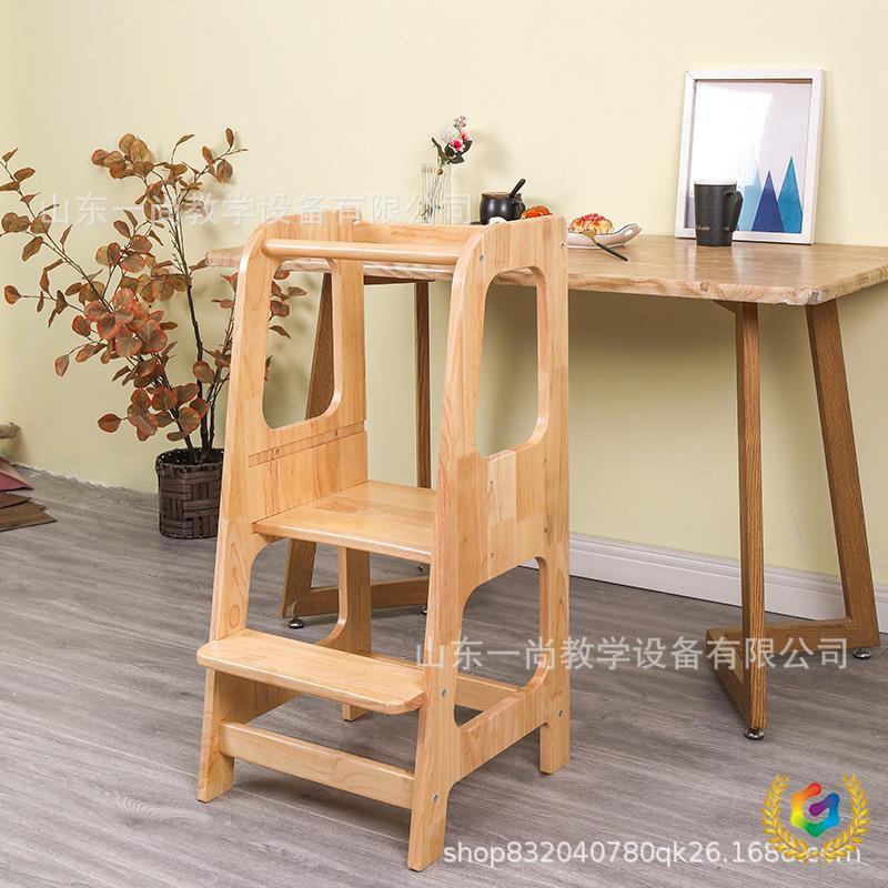 ?儿童学习塔蒙氏r宝宝洗手台阶洗漱梯leartBHPninowe可折叠g踏垫