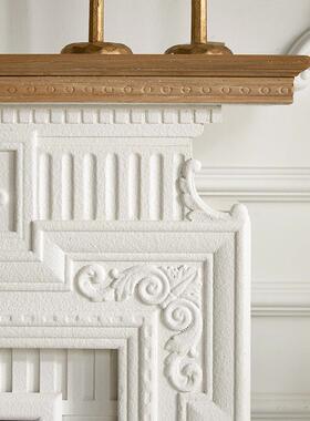 法式奶风仿真火炉木取柴EFRS2400室内靠暖器客油厅墙装饰柜炉芯壁