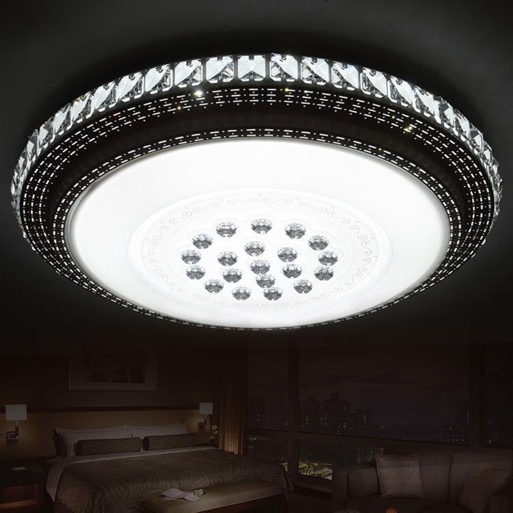 代简约大led圆形现亚克客厅气卧室吸顶力灯豪华温馨URL星空吸顶灯