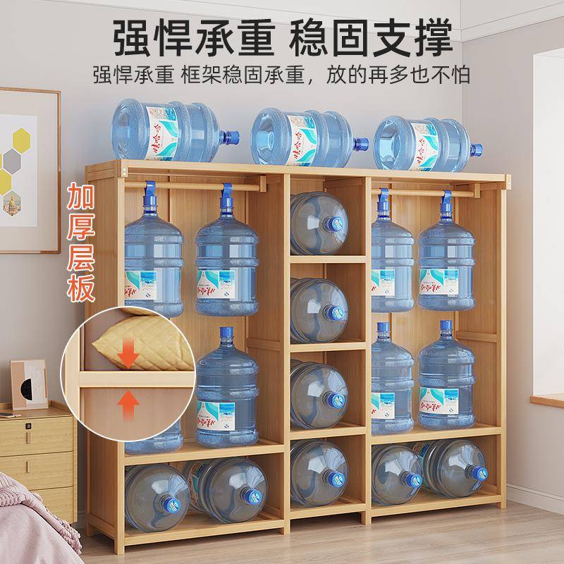 出租衣实柜家用子卧室简YGH易房儿童木柜卧室衣架衣帽布衣橱结实