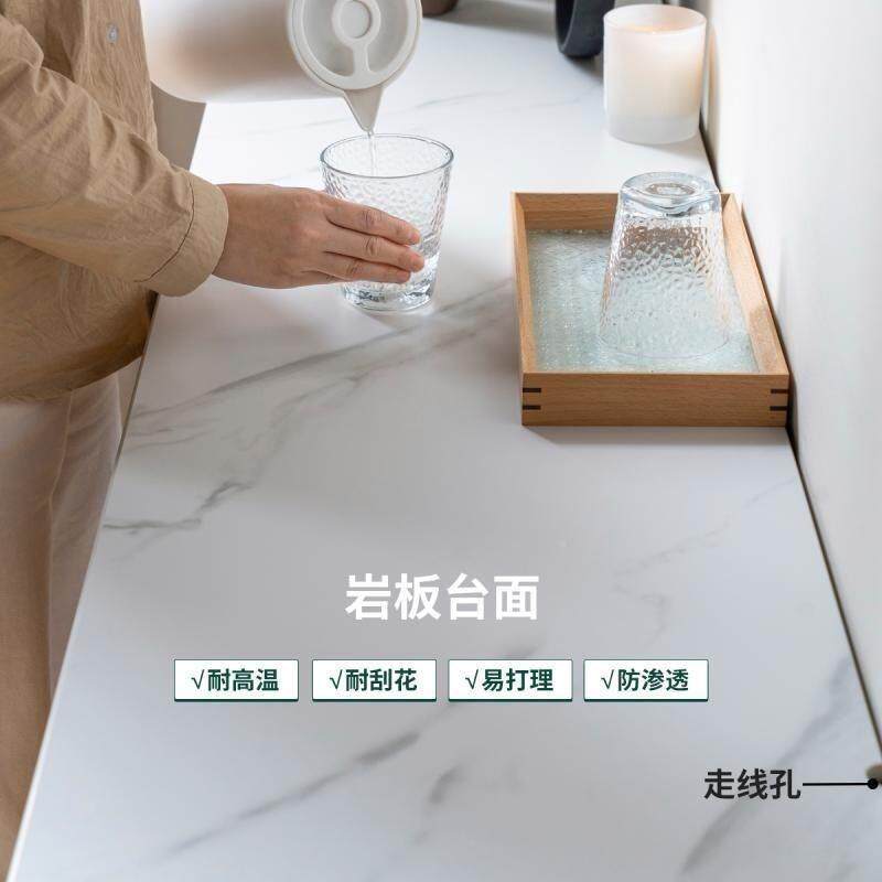 纯实木橡餐木墙板边柜家用靠边柜无品牌/现代简约茶水柜餐厅岩橡